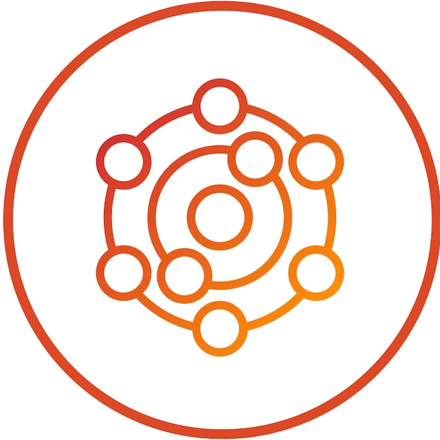 Diseño vectorial Antioxidante Estilo del icono