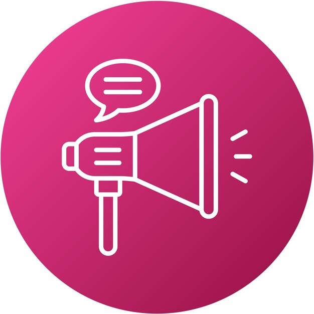 Diseño vectorial anuncia el estilo del icono