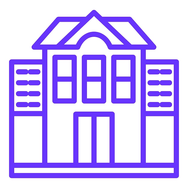Diseño vectorial de apartamentos estilo icono