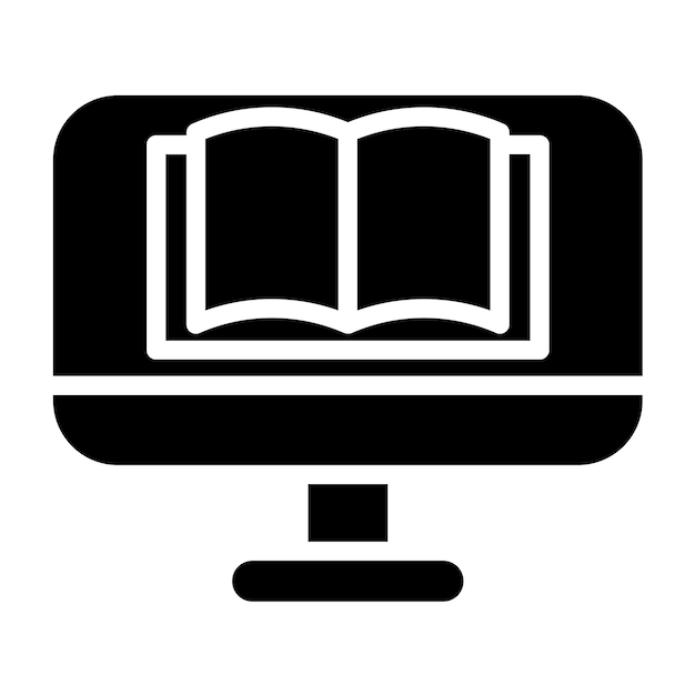 Diseño vectorial de aplicaciones EdTech Estilo de icono