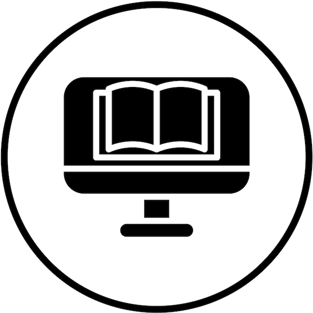 Diseño vectorial de aplicaciones EdTech Estilo de icono