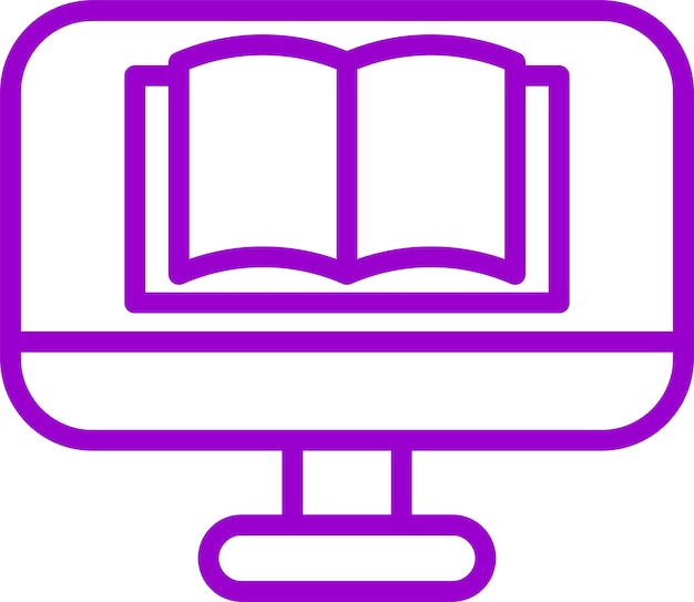 Diseño vectorial de aplicaciones EdTech Estilo de icono