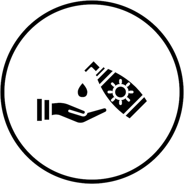 Diseño vectorial aplicando el estilo de icono de crema