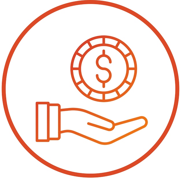 Diseño vectorial de apoyo a la economía local Estilo de icono