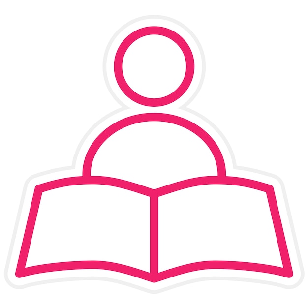 Diseño vectorial Aprende el estilo del icono