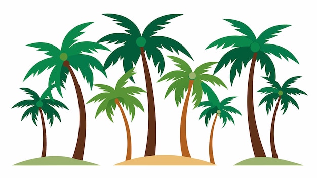diseño vectorial de árbol de ciruela silueta de árbol de Ciruela
