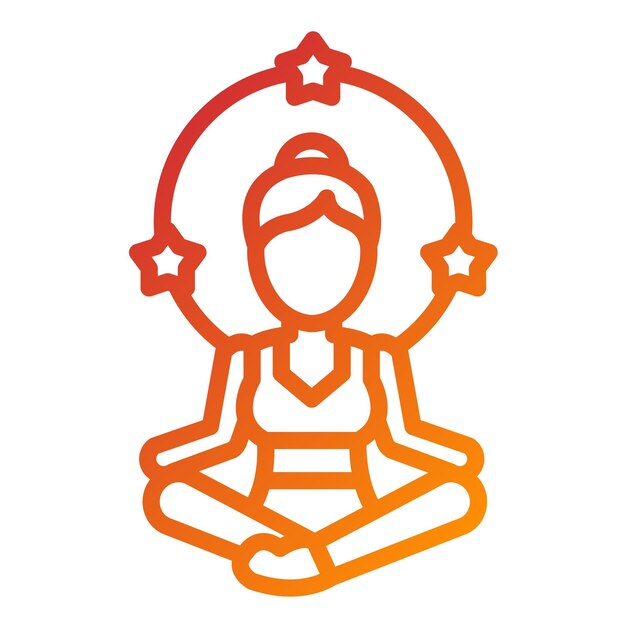 Diseño vectorial Armonía Estilo del icono de Haven
