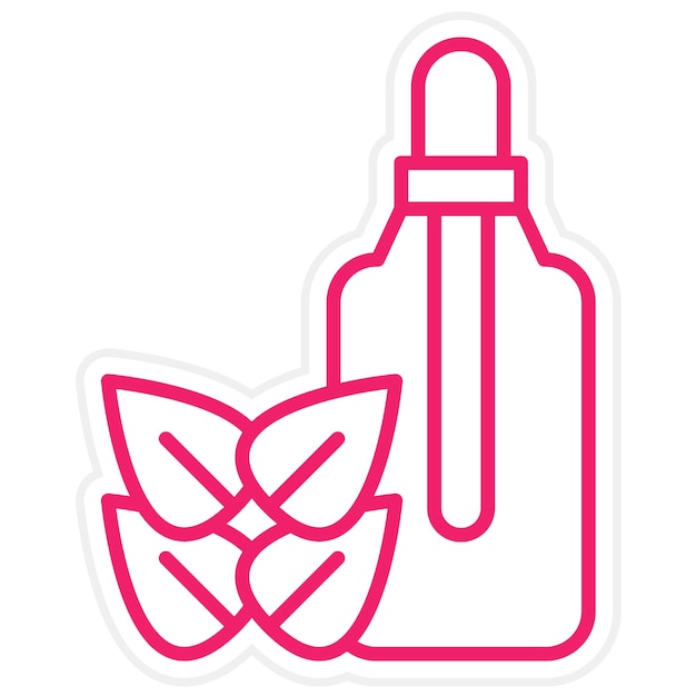 Diseño vectorial Aroma Estilo del icono