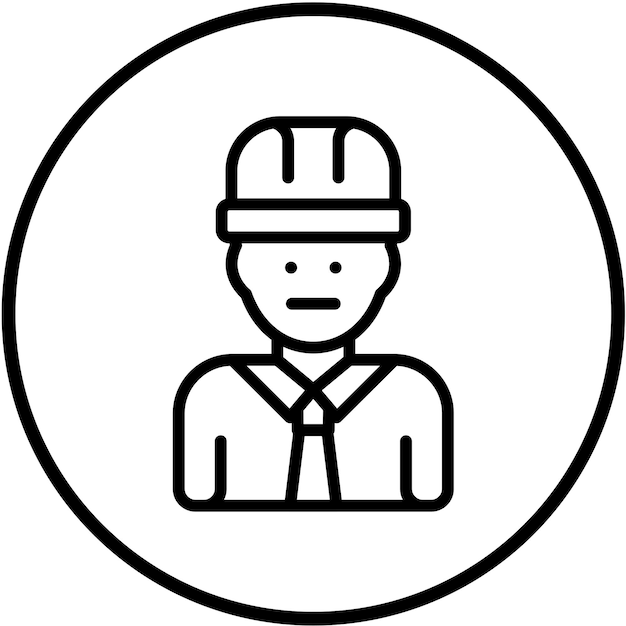 Diseño vectorial de arquitectura Estudio de estilo de icono