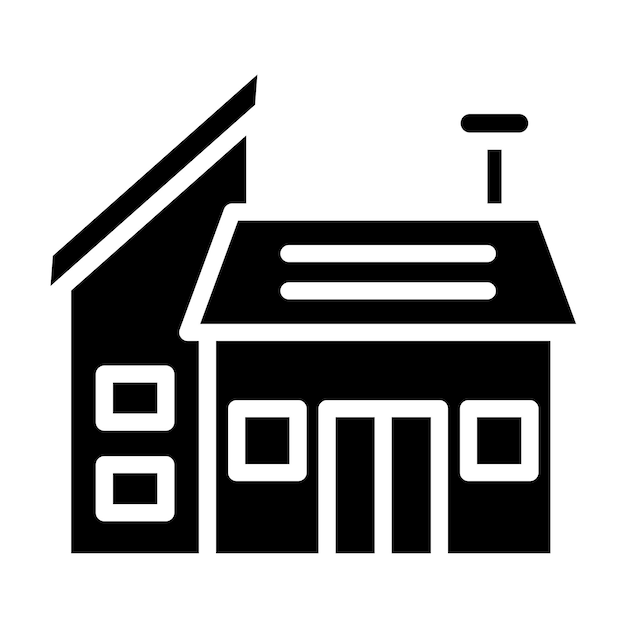 Diseño vectorial Arquitectura futurista Estilo de icono