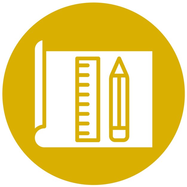 Diseño vectorial Arquitectura Plan Estilo del icono