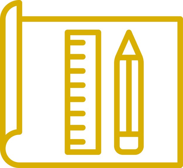 Diseño vectorial Arquitectura Plan Estilo del icono