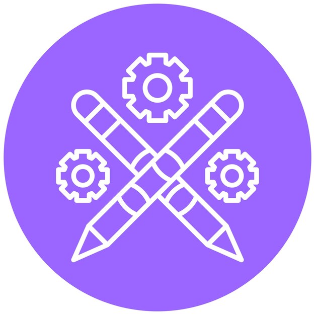 Diseño vectorial Arte Progreso Estilo del icono