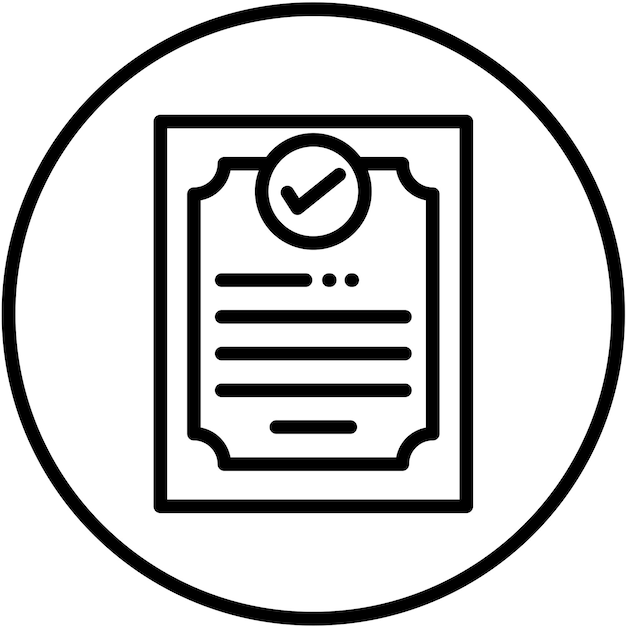 Diseño vectorial Artículos Incorporación Estilo del icono