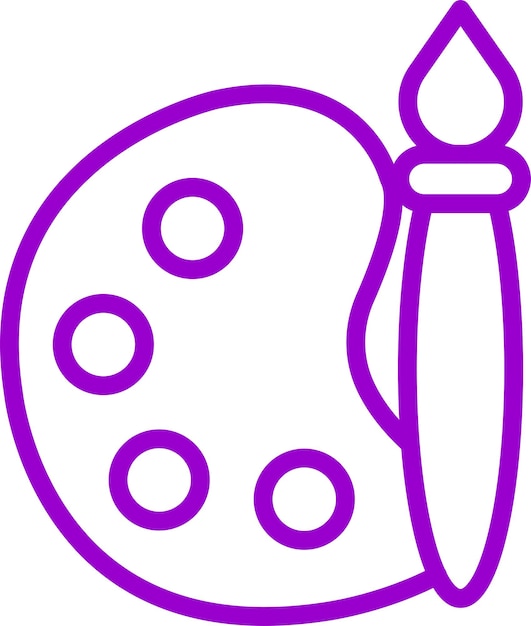 Diseño vectorial Artístico Estilo de icono