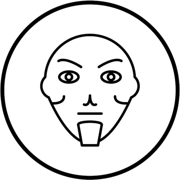Diseño vectorial asesino de rompecabezas Estilo de icono