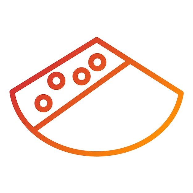 Diseño vectorial Asiago Estilo de icono