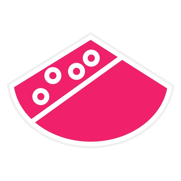 Diseño vectorial Asiago Estilo de icono