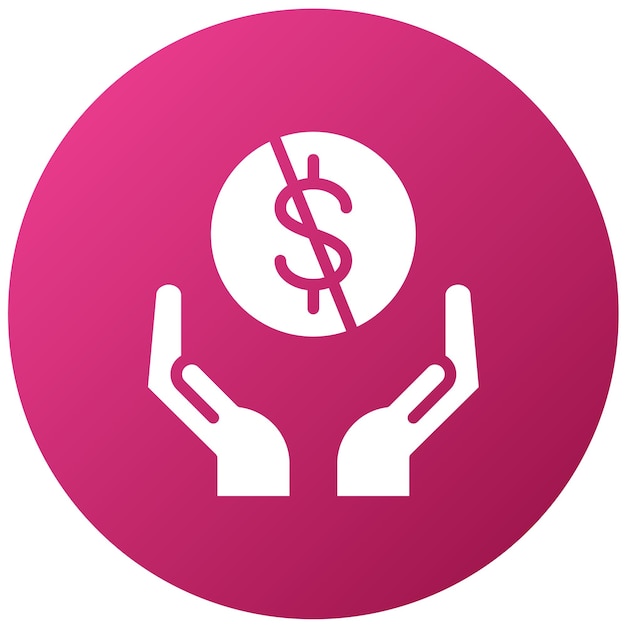 Diseño vectorial Asociación sin fines de lucro Estilo de icono