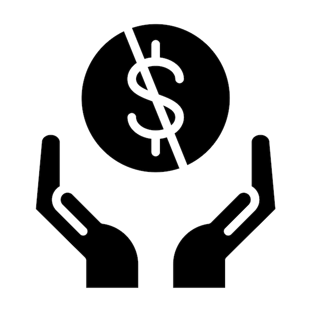Diseño vectorial Asociación sin fines de lucro Estilo de icono