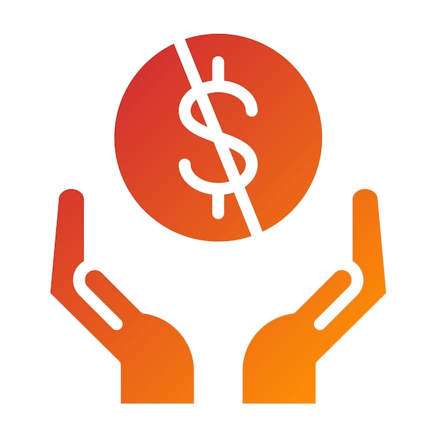 Diseño vectorial Asociación sin fines de lucro Estilo de icono