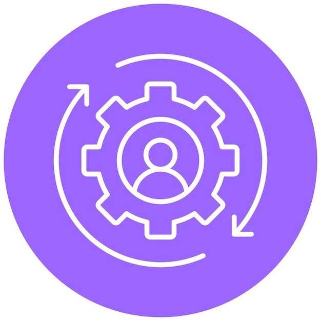 Diseño vectorial Autobiografía Estilo de icono