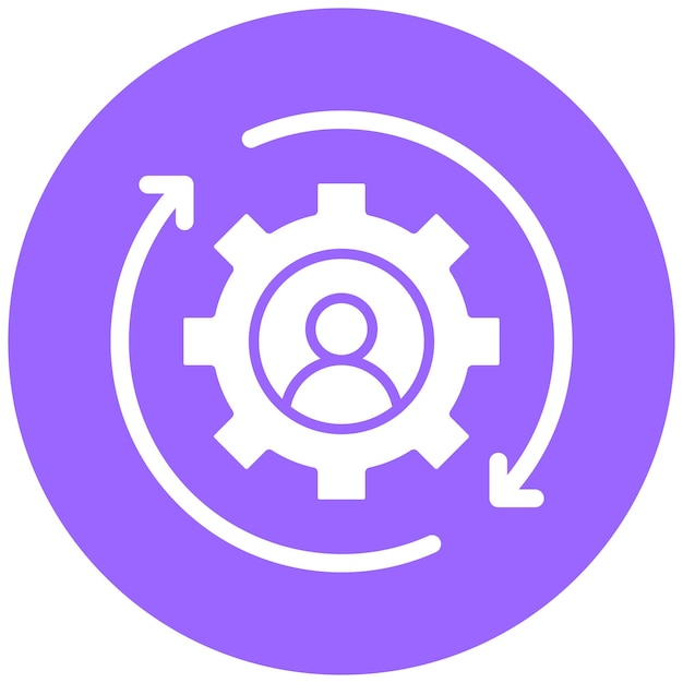 Diseño vectorial Autobiografía Estilo de icono