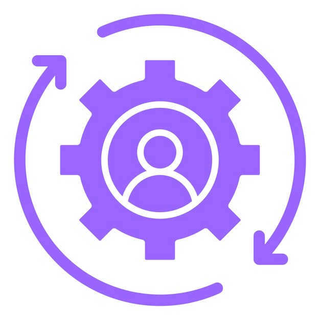Diseño vectorial Autobiografía Estilo de icono