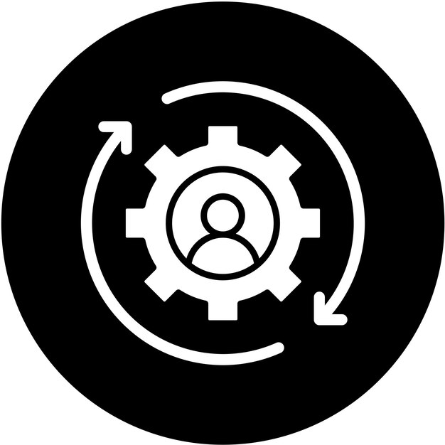 Diseño vectorial Autobiografía Estilo de icono