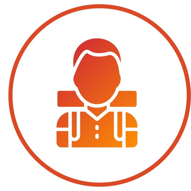 Diseño vectorial Aventurero Estilo de ícono masculino