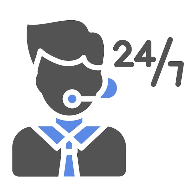 Diseño vectorial Ayuda al cliente Estilo del icono