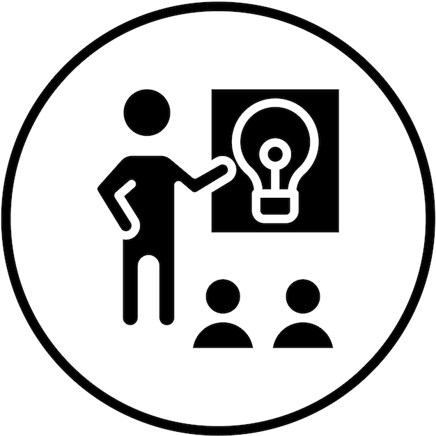 Diseño vectorial Ayuda didáctica Estilo del icono