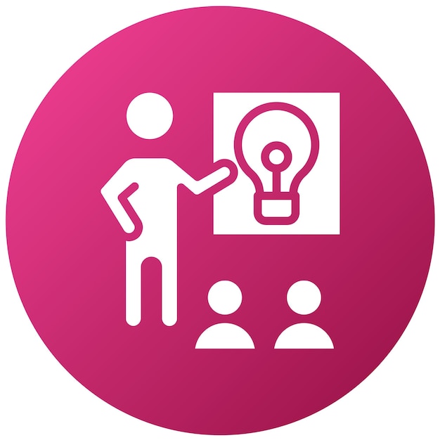 Diseño vectorial Ayuda didáctica Estilo del icono