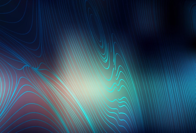 Diseño vectorial azul oscuro rojo con líneas retorcidas