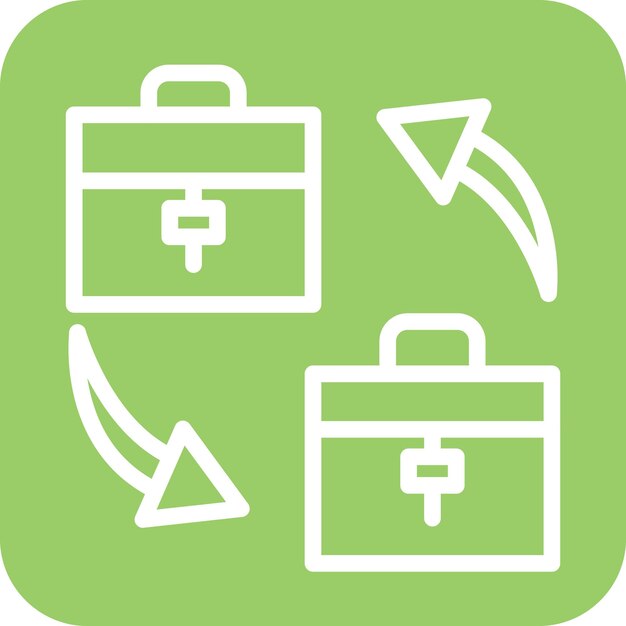 Diseño vectorial B2B Estilo de icono