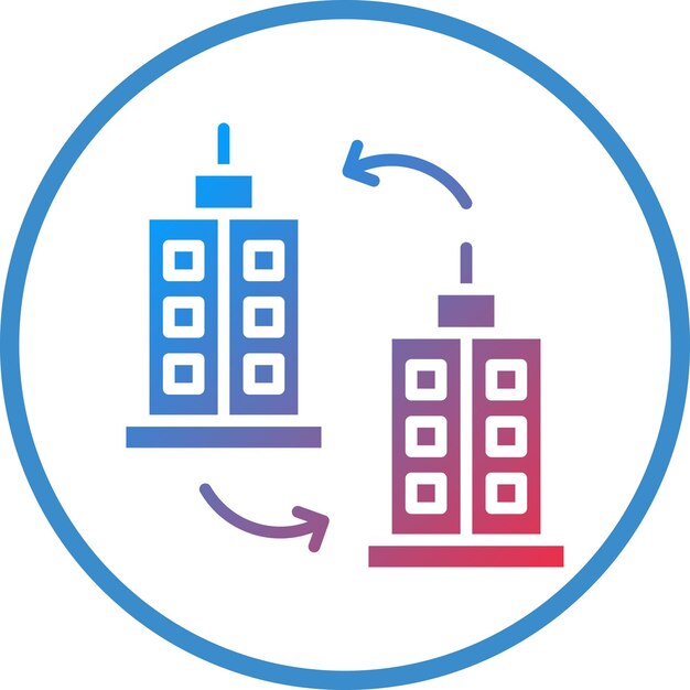 Diseño vectorial B2B Estilo de icono