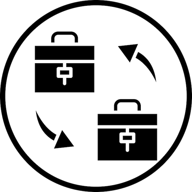 Diseño vectorial B2B Estilo de icono