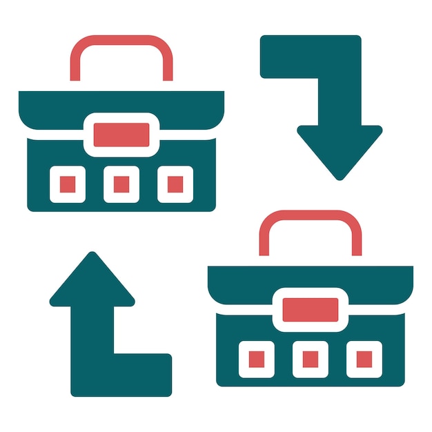 Diseño vectorial B2B Estilo de icono