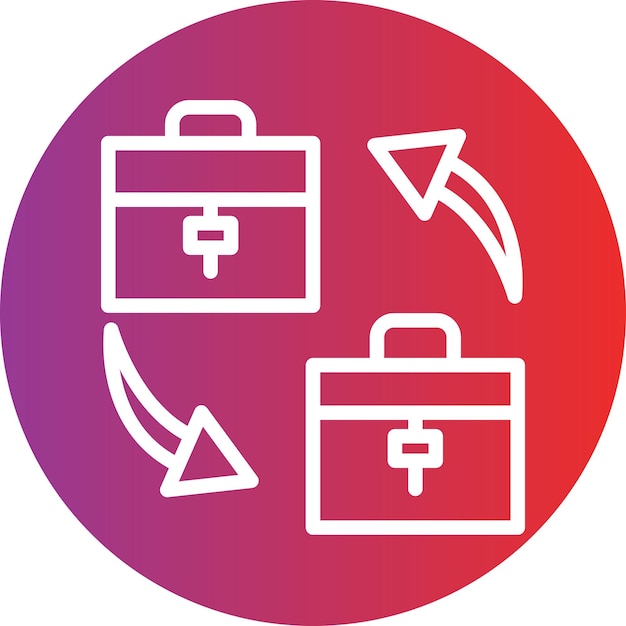 Diseño vectorial B2B Estilo de icono