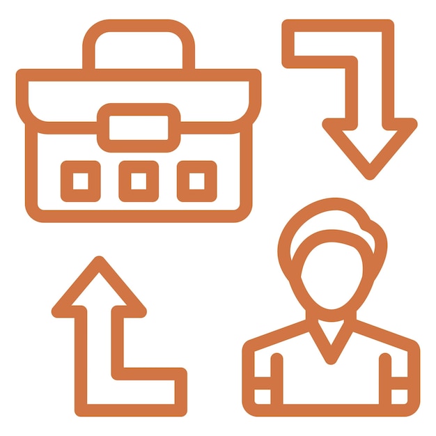 Diseño vectorial B2C Estilo de icono