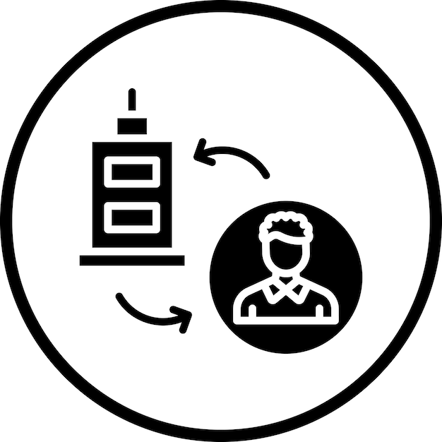 Diseño vectorial B2C Estilo de icono