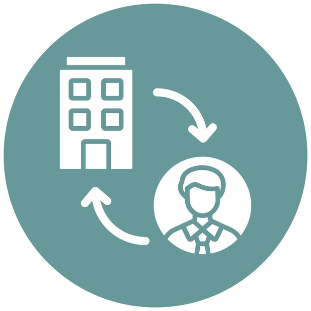 Diseño vectorial B2C Estilo de icono