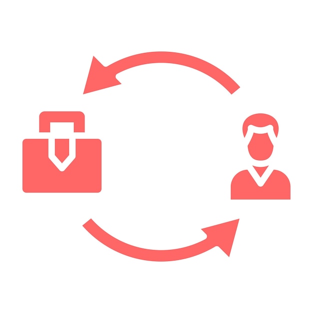 Diseño vectorial B2C Estilo de icono