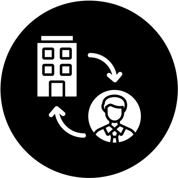Diseño vectorial B2C Estilo de icono
