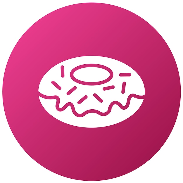 Diseño vectorial Bagel Boulevard Estilo de icono