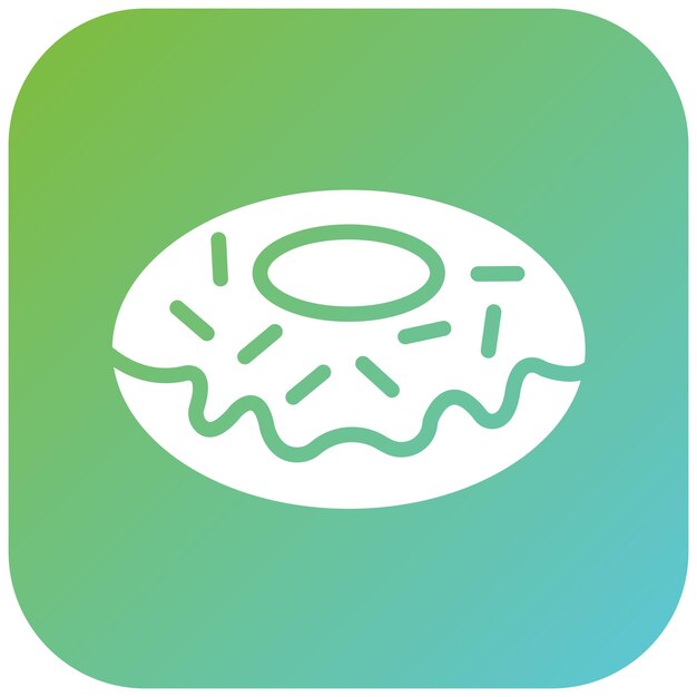 Diseño vectorial Bagel Boulevard Estilo de icono
