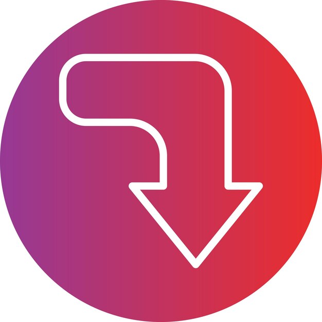 Diseño vectorial Baja el estilo del icono