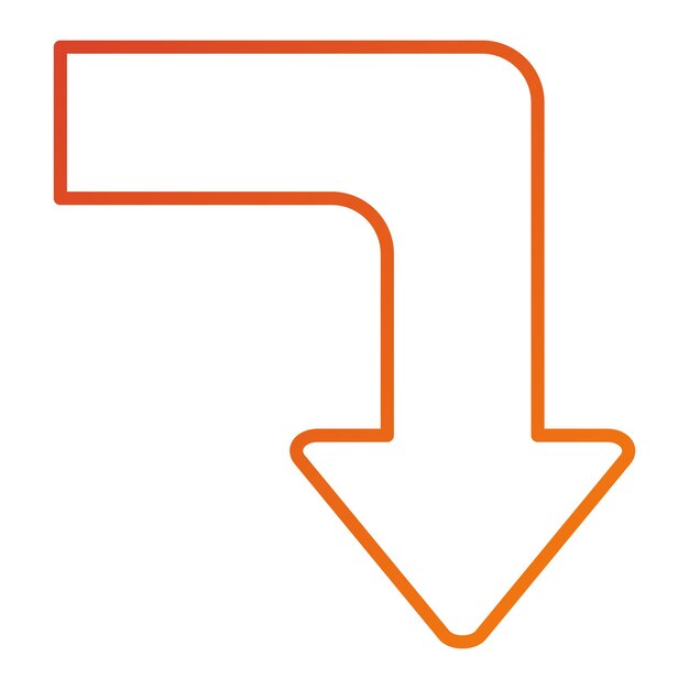 Diseño vectorial Baja el estilo del icono