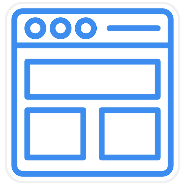 Diseño vectorial de banderas Estilo de icono