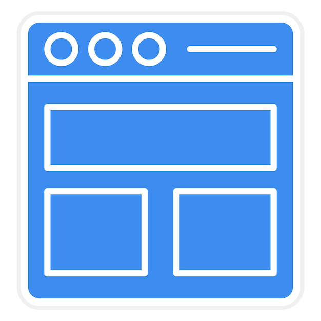 Diseño vectorial de banderas Estilo de icono